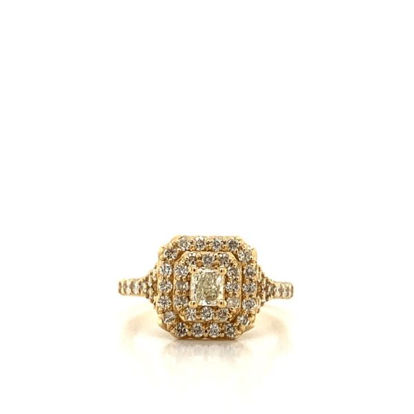 Double Halo Diamond Engagement Ring Armentor Jewelers New Iberia, LA
