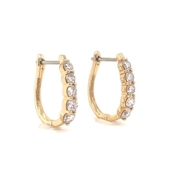 Diamond Hoop Earrings Armentor Jewelers New Iberia, LA