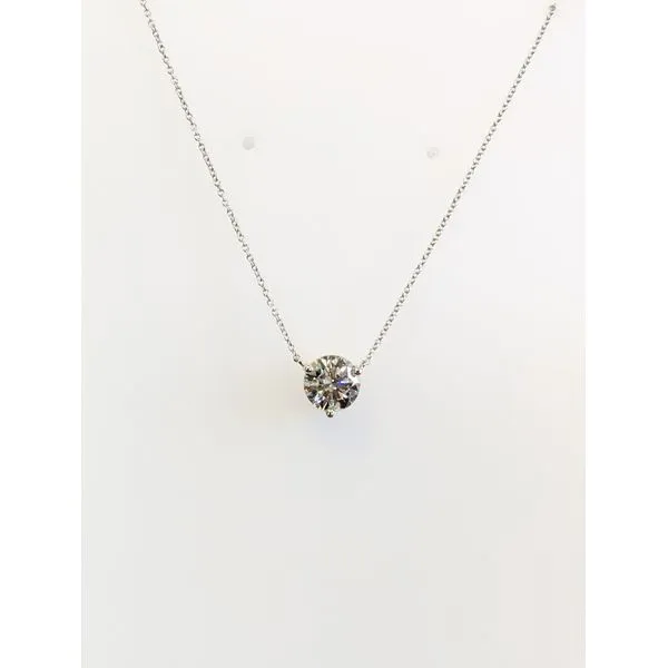 Lab-Grown Diamond Solitaire Pendant Armentor Jewelers New Iberia, LA
