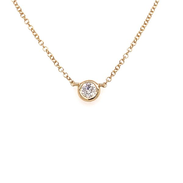 Diamond Solitaire Necklace Armentor Jewelers New Iberia, LA