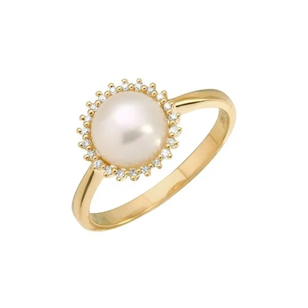 Pearl Halo Ring Armentor Jewelers New Iberia, LA