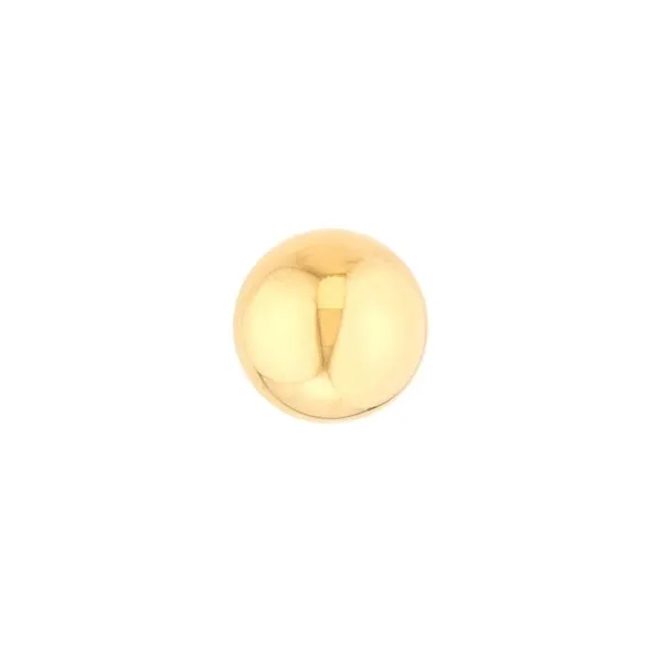 14K Yellow Gold 7mm Polished Ball Stud Earrings Image 2 Armentor Jewelers New Iberia, LA