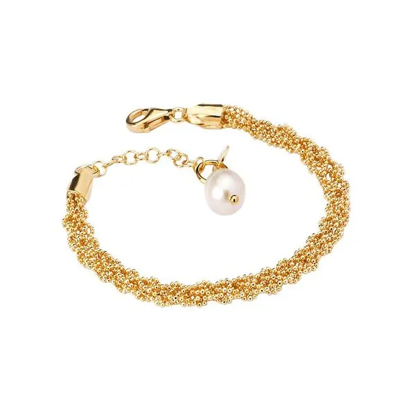 Italian Gold Plated Sterling Silver Bracelet Armentor Jewelers New Iberia, LA