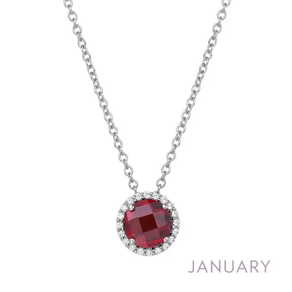 Sterling Silver Garnet Necklace Armentor Jewelers New Iberia, LA