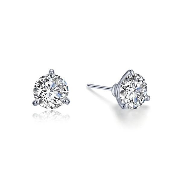 2 CTW Simulated Diamond Solitaire Stud Earrings Armentor Jewelers New Iberia, LA