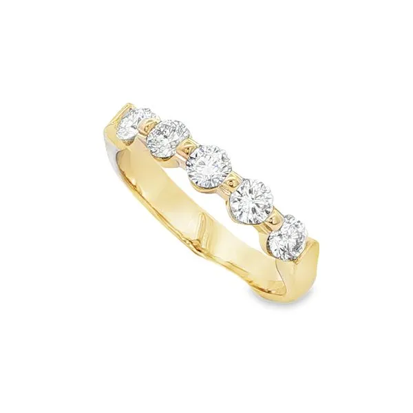 Five Stone Diamond Band Arthur's Jewelry Bedford, VA