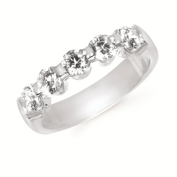 Five Stone Diamond Band Arthur's Jewelry Bedford, VA