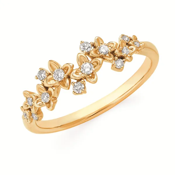 Diamond Flower Ring Arthur's Jewelry Bedford, VA