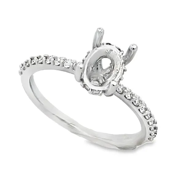 Diamond Semi-Mount Ring Image 2 Arthur's Jewelry Bedford, VA