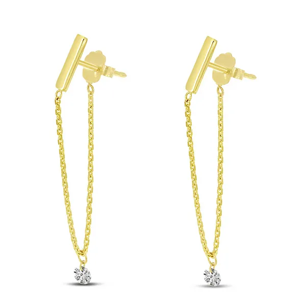 Diamond Dangle Earrings Arthur's Jewelry Bedford, VA