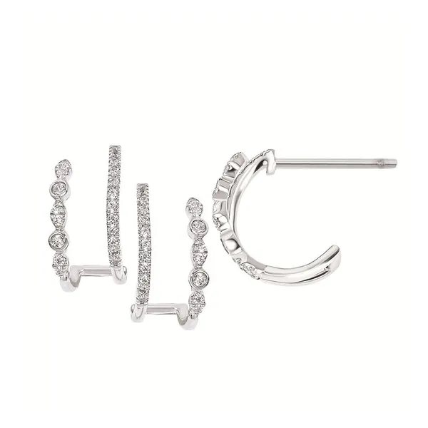 Diamond Hoop Earrings Arthur's Jewelry Bedford, VA
