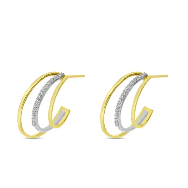 Diamond Huggie Earrings Arthur's Jewelry Bedford, VA