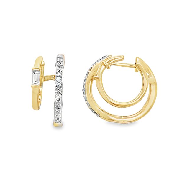 Diamond Hoop Earrings Arthur's Jewelry Bedford, VA