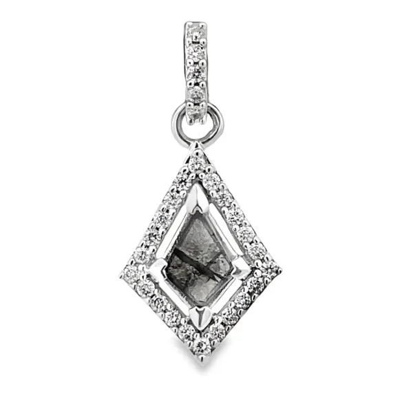 Salt and Pepper Diamond Pendant Arthur's Jewelry Bedford, VA