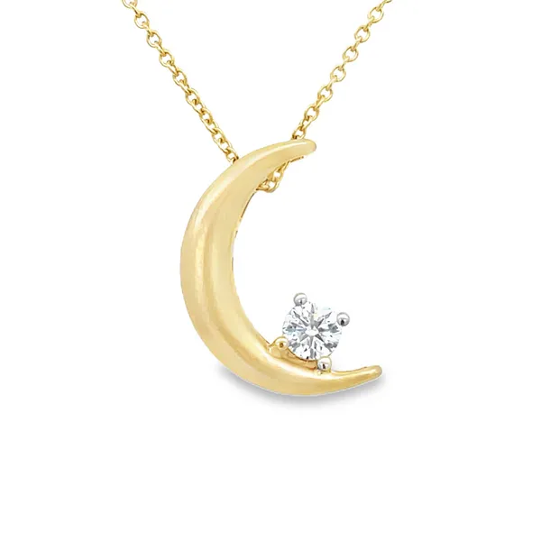 Diamond Moon Pendant Arthur's Jewelry Bedford, VA