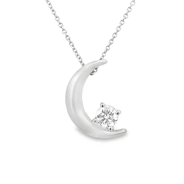 Diamond Moon Pendant Arthur's Jewelry Bedford, VA