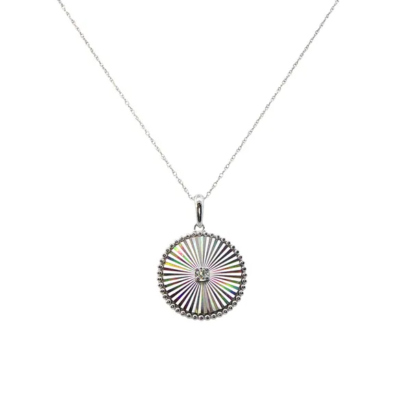 Diamond Circle Pendant Image 2 Arthur's Jewelry Bedford, VA