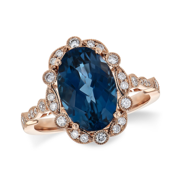 London Blue Topaz Ring Arthur's Jewelry Bedford, VA