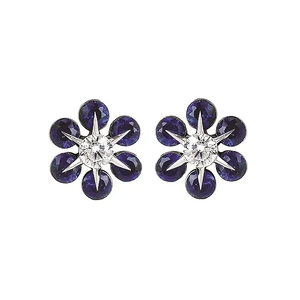 Sapphire and Diamond Earrings Arthur's Jewelry Bedford, VA