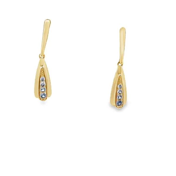Yogo Sapphire Earrings Arthur's Jewelry Bedford, VA