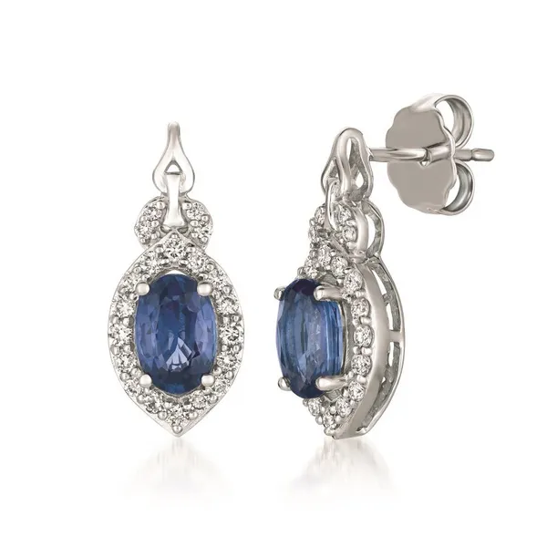 Sapphire and Diamond Earrings Arthur's Jewelry Bedford, VA