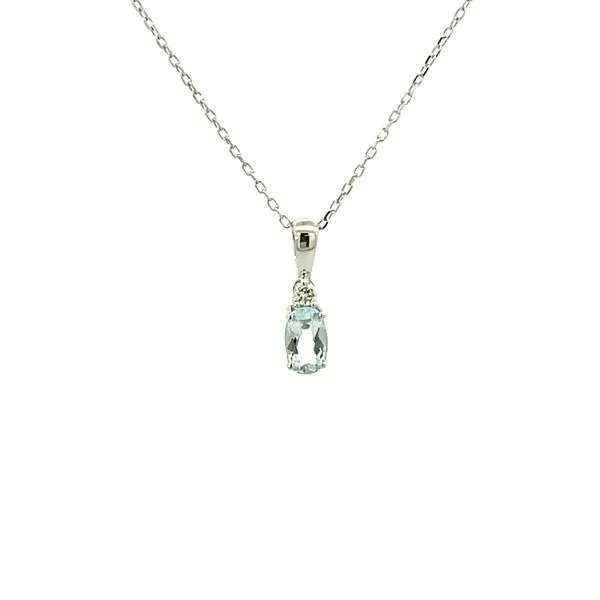 March Birthstone Pendant Arthur's Jewelry Bedford, VA