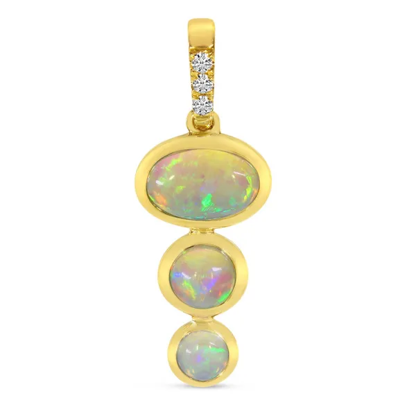 Opal and Diamond Pendant Arthur's Jewelry Bedford, VA