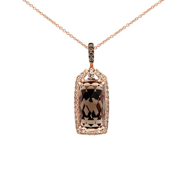 Smokey Quartz and Diamond Pendant Arthur's Jewelry Bedford, VA