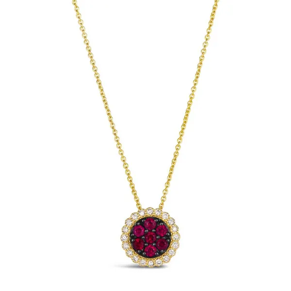 Ruby and Diamond Pendant Arthur's Jewelry Bedford, VA