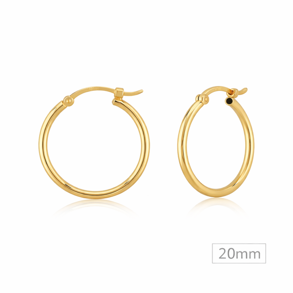 20MM Hoop Earrings Arthur's Jewelry Bedford, VA