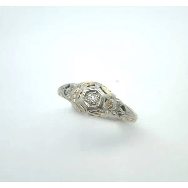 Estate Diamond Filigree Ring Arthur's Jewelry Bedford, VA