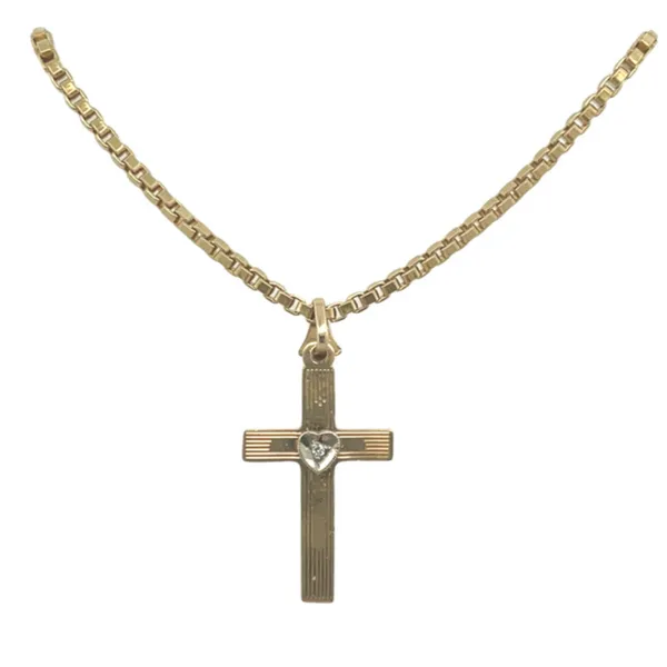 Estate Diamond Cross Pendant Arthur's Jewelry Bedford, VA