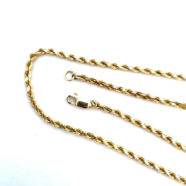 Estate Rope Chain Arthur's Jewelry Bedford, VA