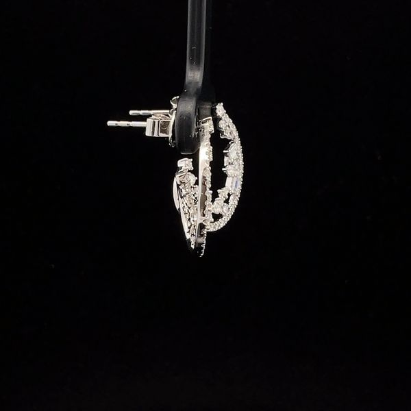 Diamond Earrings Image 4 Austin's Fine Diamonds & Jewelry Lyndhurst, NJ