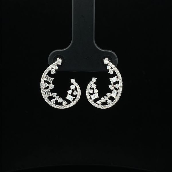 Diamond Earrings Image 5 Austin's Fine Diamonds & Jewelry Lyndhurst, NJ