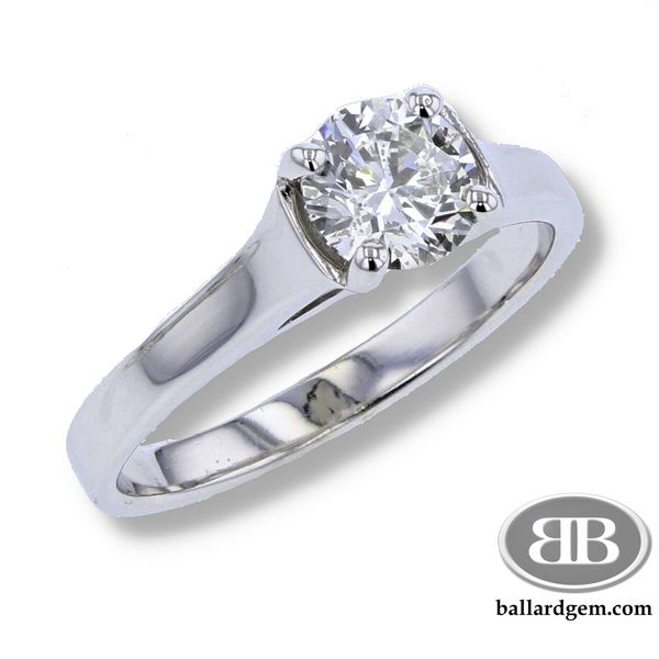 Classic Diamond Solitaire Engagement Ring with Cathedral Setting with 3/4 ct diamond Ballard & Ballard Fountain Valley, CA