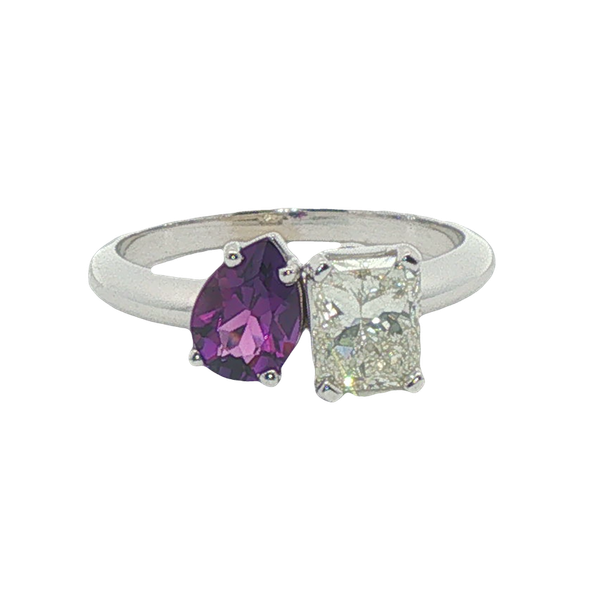 Solitaire Engagement Ring with 1. ct Radiant Diamond Ballard & Ballard Fountain Valley, CA