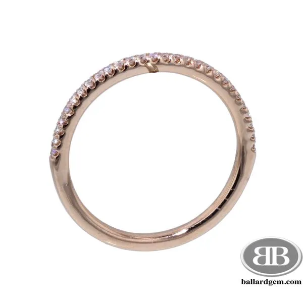 14K Rose Gold Diamond Wedding/ Anniversary Ring .15ct. Image 2 Ballard & Ballard Fountain Valley, CA