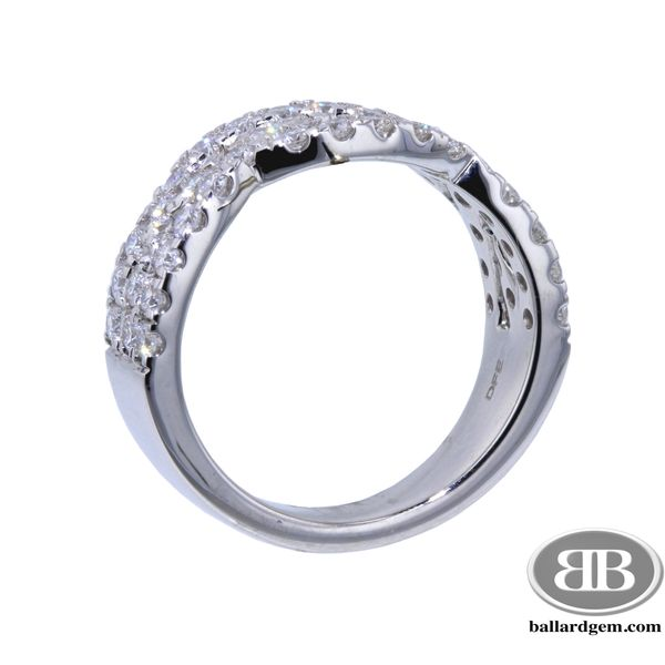 14K White Gold Anniversary Ring Image 2 Ballard & Ballard Fountain Valley, CA