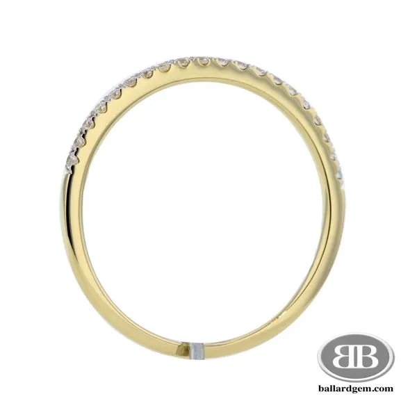 Ladys Yellow 14 Karat Anniversary Ring