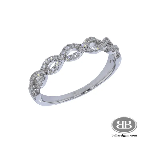 14K White Gold Infinity Style Anniversary Band Ballard & Ballard Fountain Valley, CA