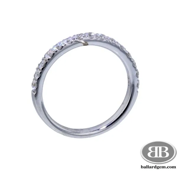 14K White Gold Diamond Anniversary Band Image 2 Ballard & Ballard Fountain Valley, CA