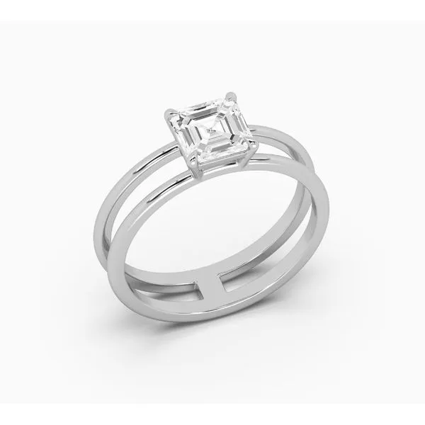 14K White Gold Lab Grown Diamond Lady's Fashion Ring Image 2 Ballard & Ballard Fountain Valley, CA