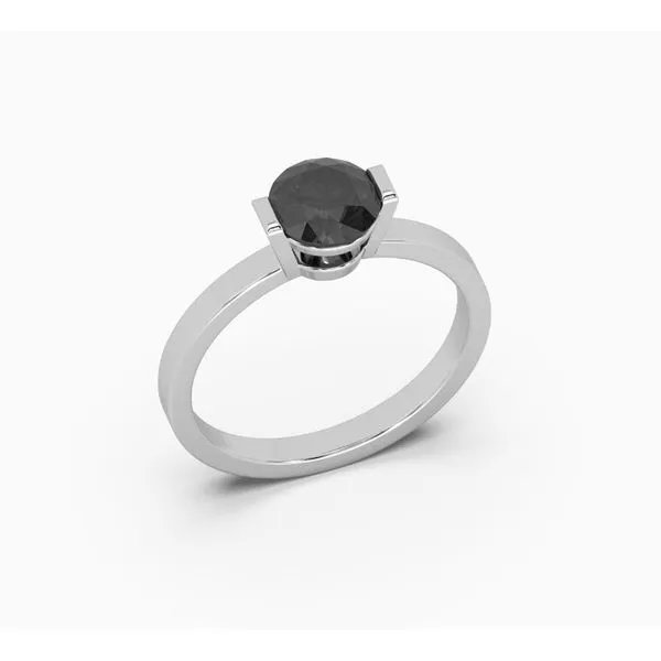 14K White Gold Lab Grown Diamond Lady's Fashion Ring Image 2 Ballard & Ballard Fountain Valley, CA