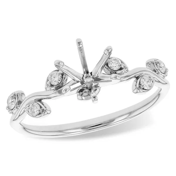 Unique Leaf Nature Inspired Diamond Engagement Ring Ballard & Ballard Fountain Valley, CA