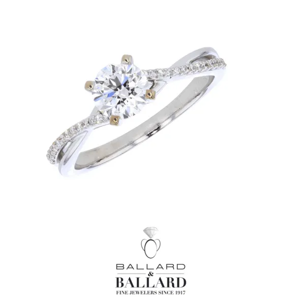 Split Shank Semi Mount Engagement Ring Ballard & Ballard Fountain Valley, CA