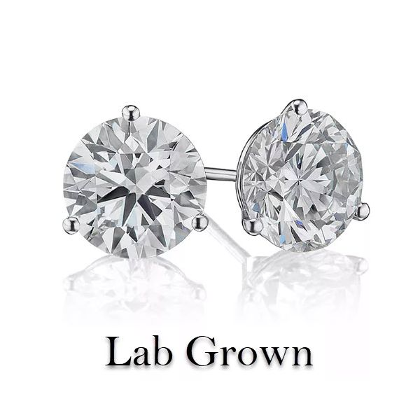 Lab Grown Diamond Earrings 001-151-00083 - Ballard & Ballard