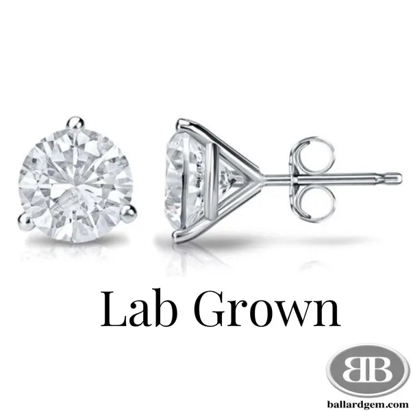 Lab grown Diamond Earrings Ballard & Ballard Fountain Valley, CA
