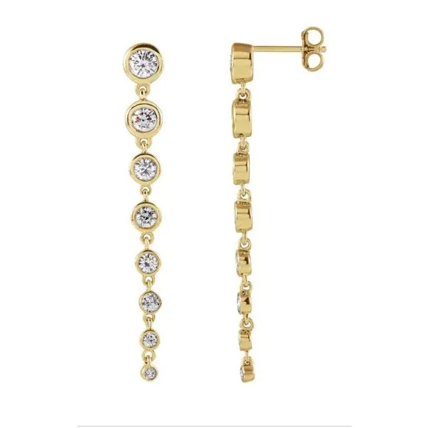 Lab grown Diamond Earrings Ballard & Ballard Fountain Valley, CA