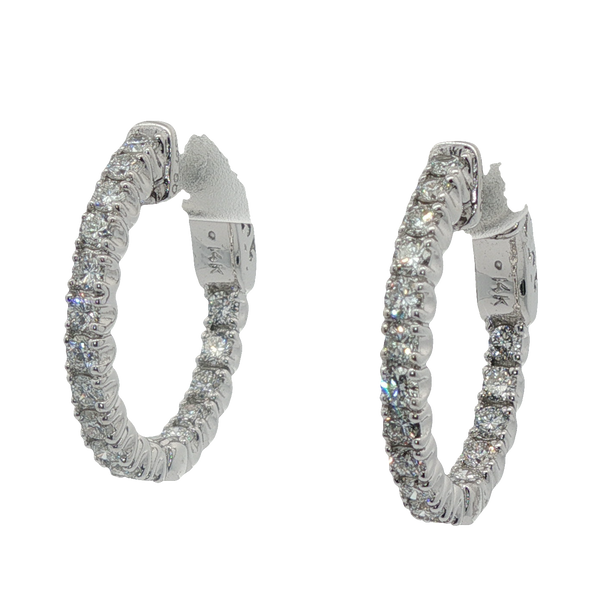 Lab grown Diamond Earrings Image 2 Ballard & Ballard Fountain Valley, CA